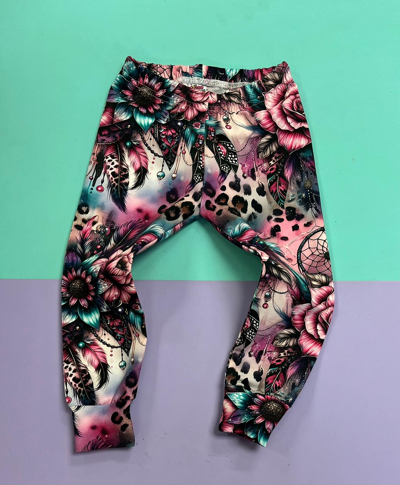 Boho Bloom Leggings, Harems and Flares