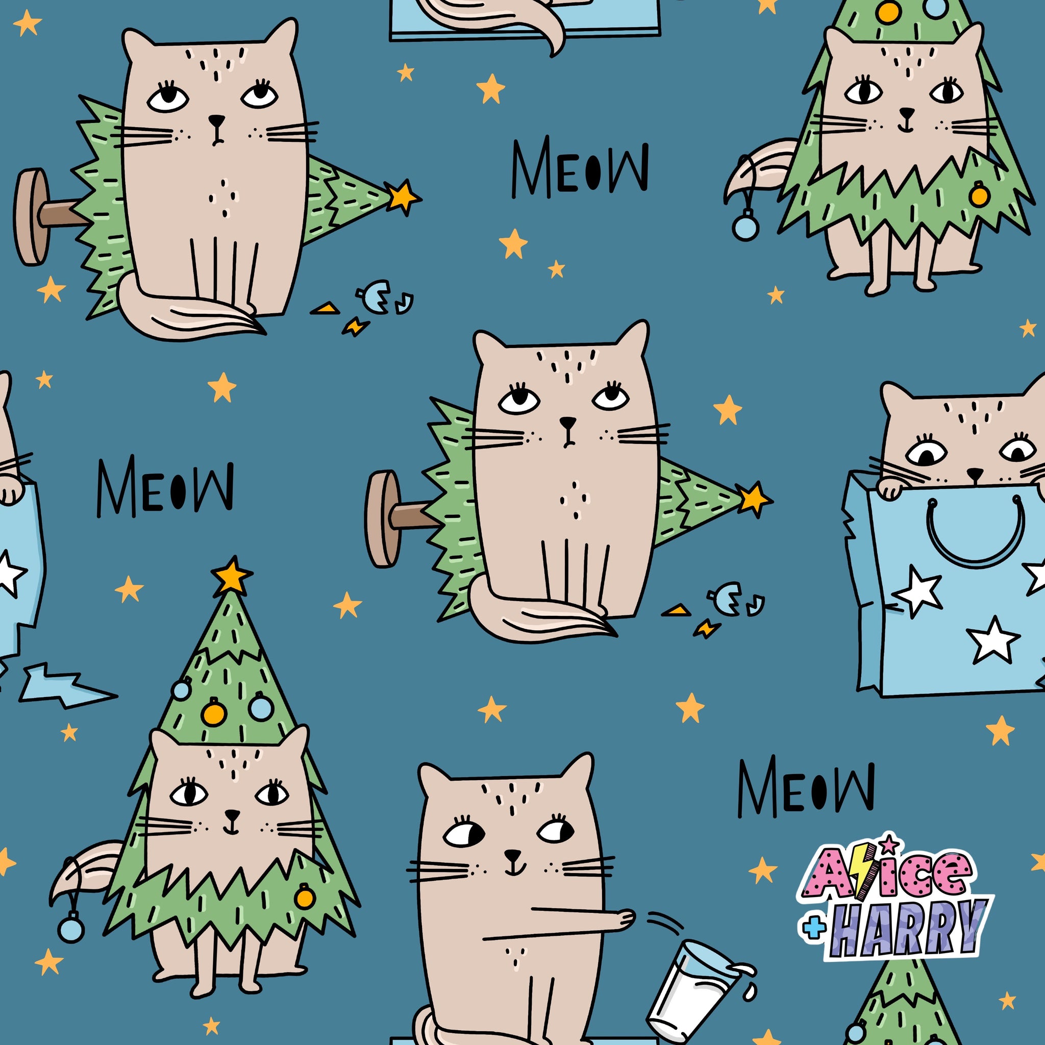 Christmas Kitty Dresses (All Styles)