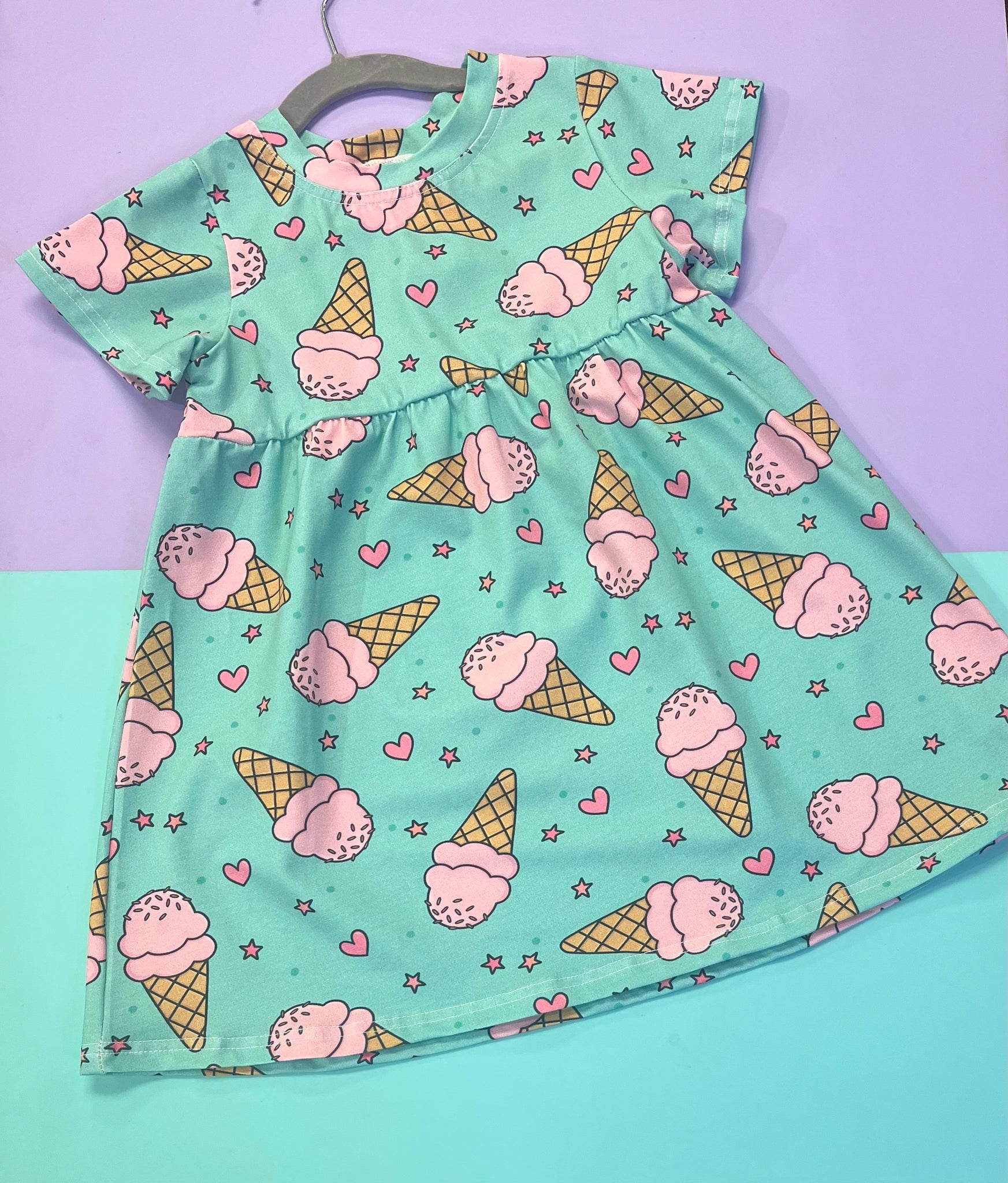 Pre Made Ice Cream Sprinkles Skater Dress