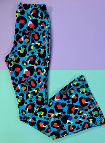 Blue Circus Leopard Adult Trousers and Skirts