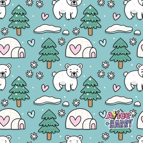 Polar Bear Wonderland Beanie