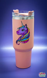 Sassy Sandra the Unicorn Thermal 40oz Large Flask