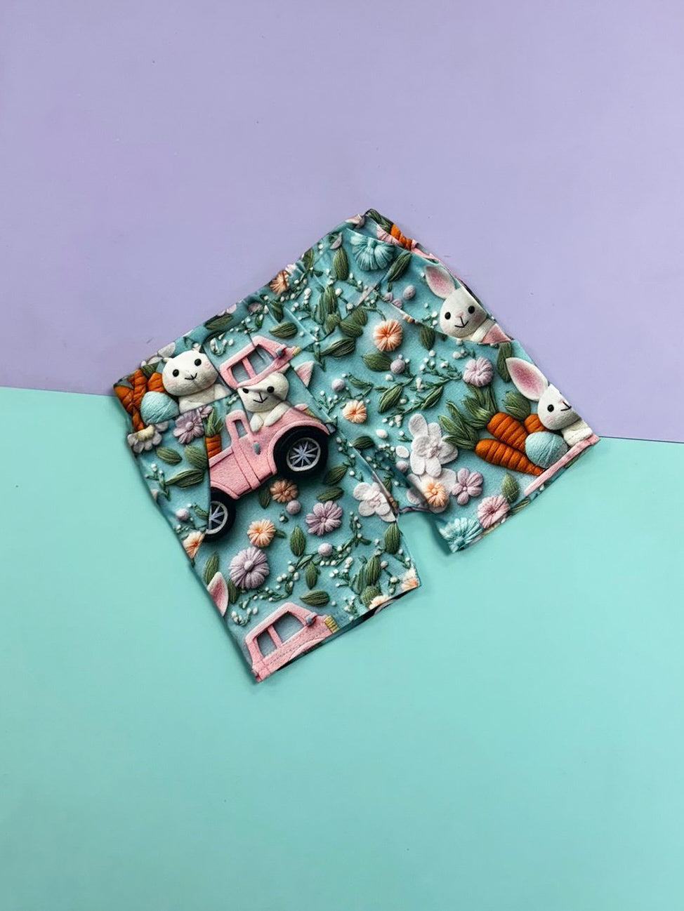 Pre Made Carrots & Cars Jogger Shorts