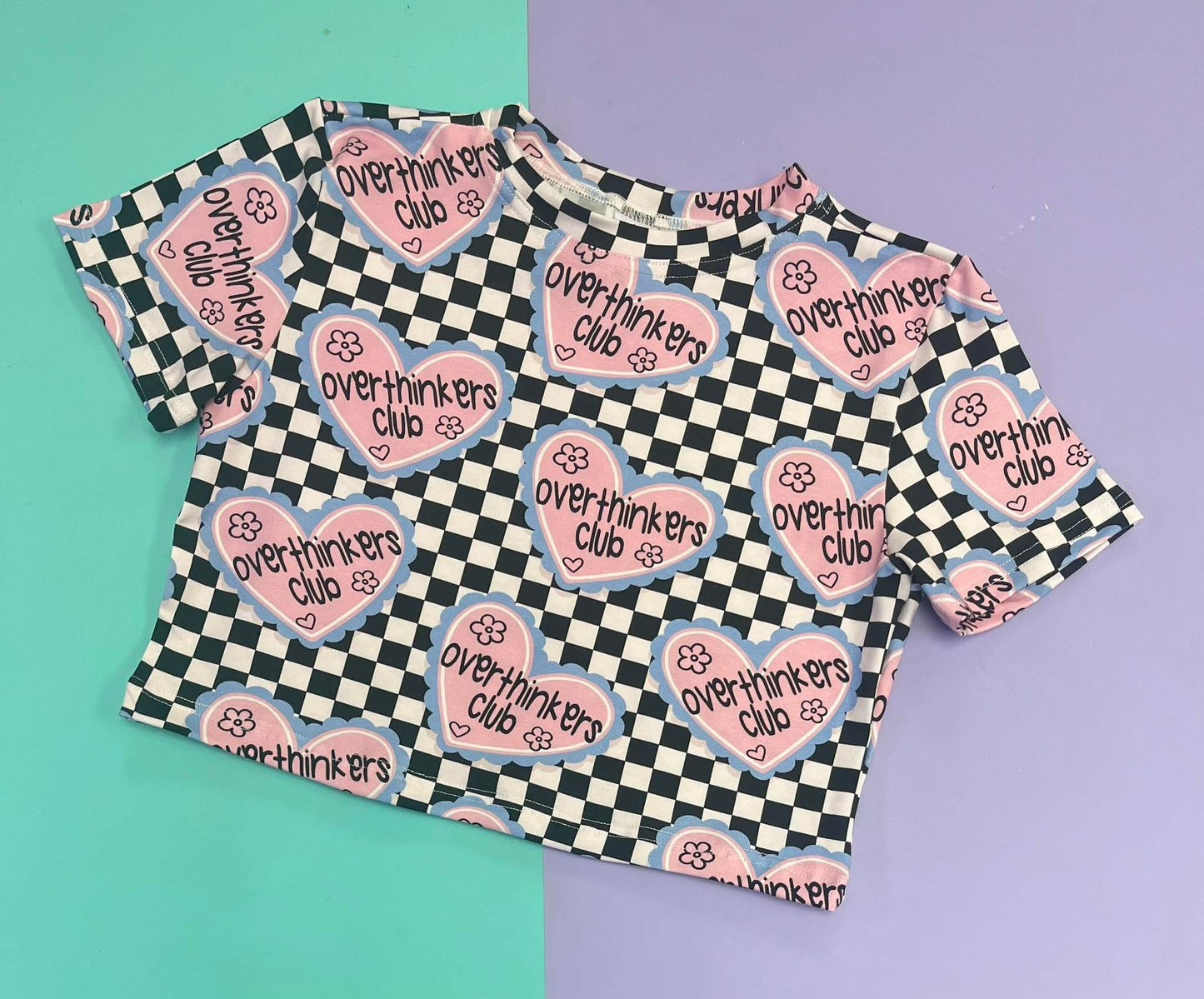 Surprise Adult Cropped Tee Shirt