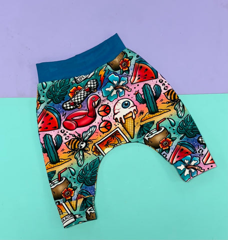 Pre Made Summer Tatz Yoga Shorts