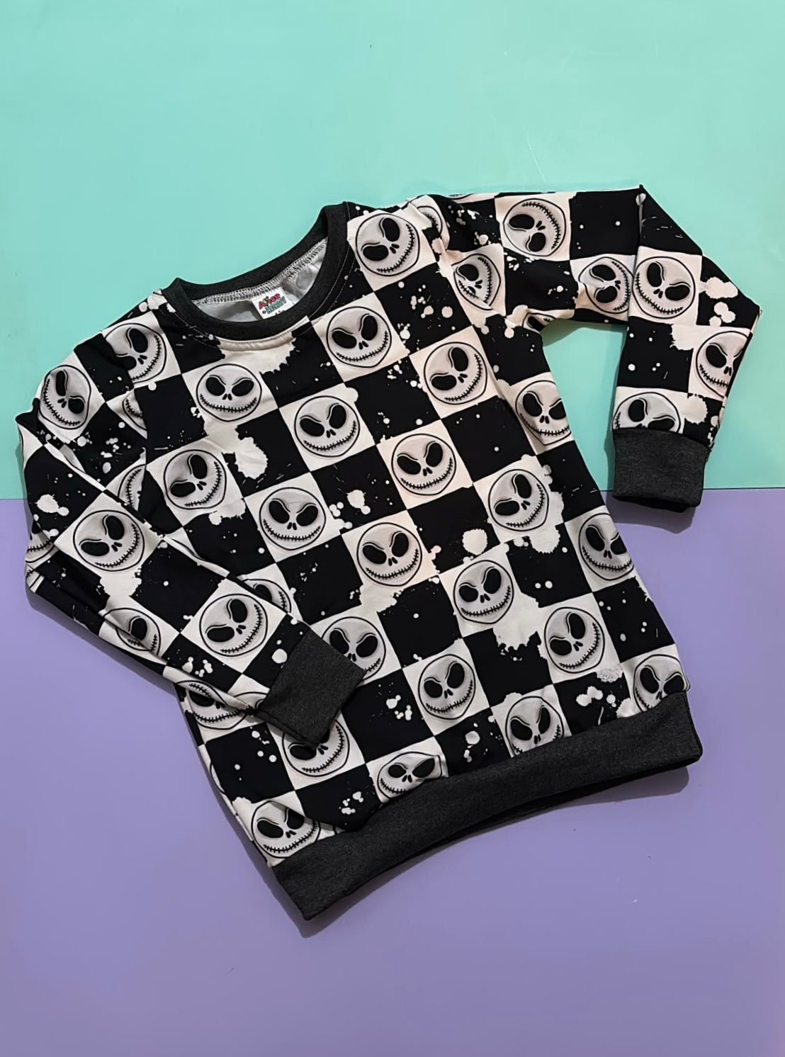Pre Made Skele Squares Sweatshirt