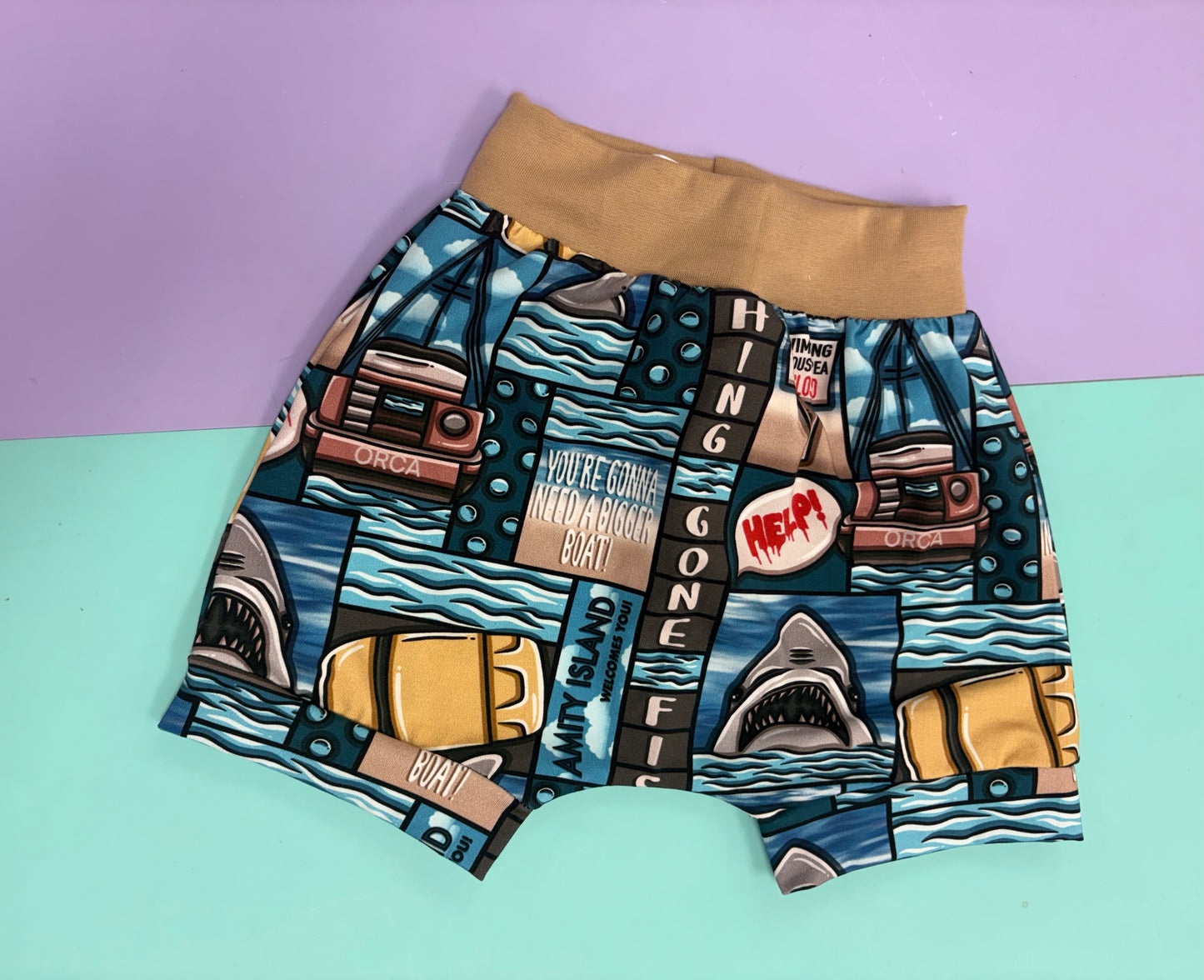 Pre Made Gone Fishing Cuffed Shorts
