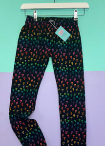 Pre Made Neon Hearts Leggings