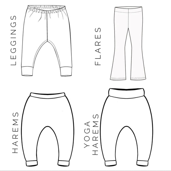 Feral Little Helper Leggings, Harems and Flares