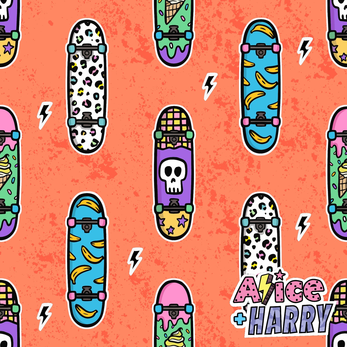 Summer Skates Pullover Hoodie