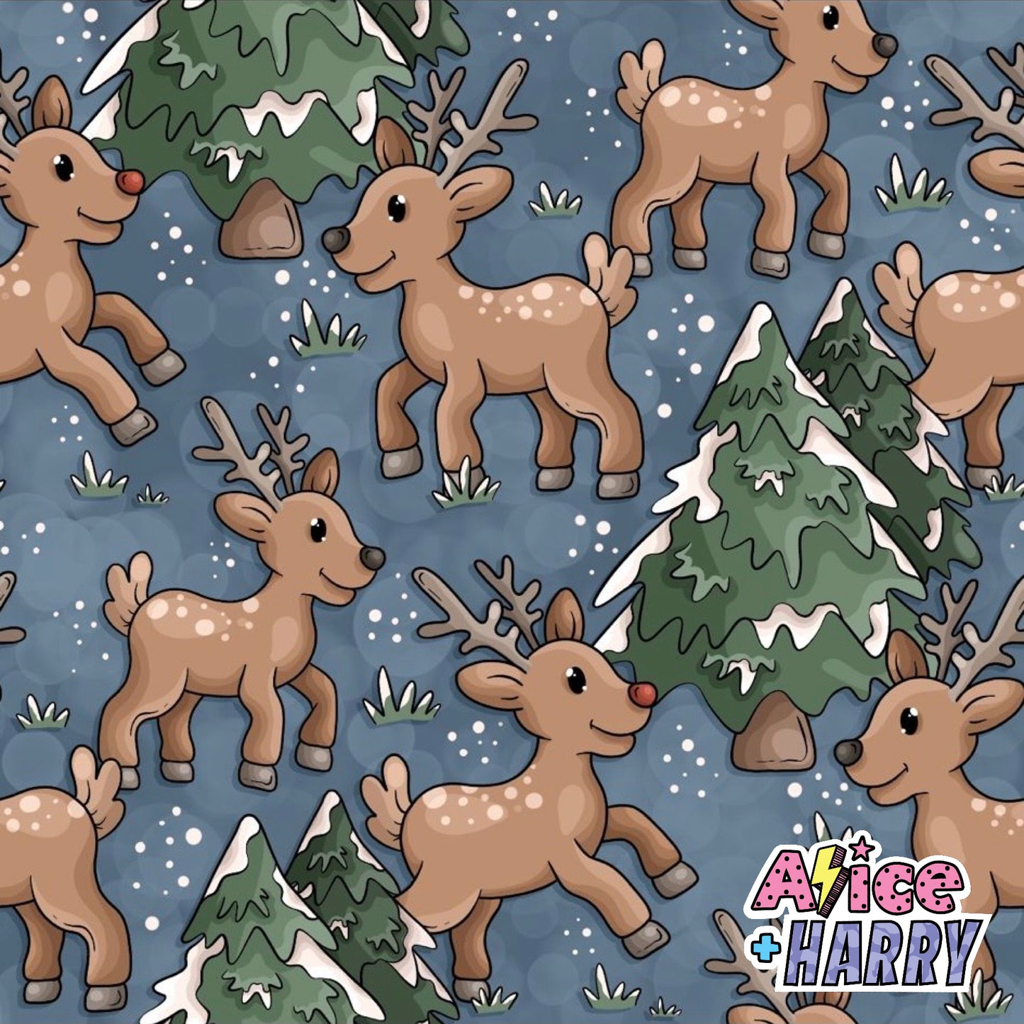 Jolly Reindeer Leggings, Harems and Flares