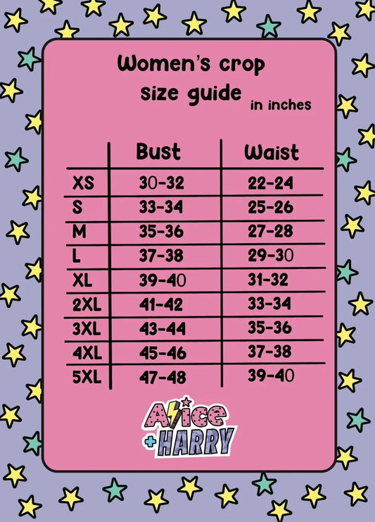 Surprise Adult Cropped Tee Shirt