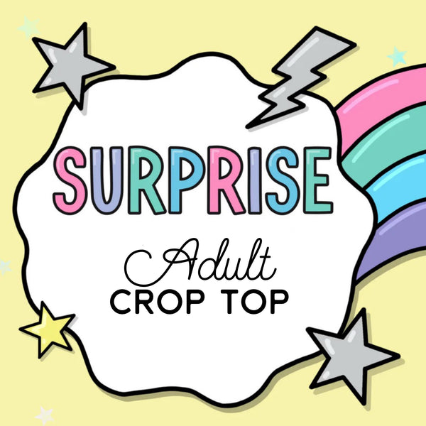 Surprise Adult Sleeveless Crop Top