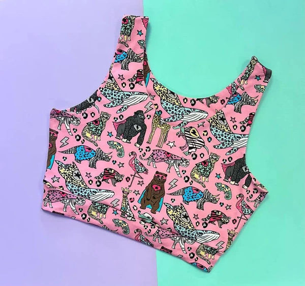 Surprise Adult Sleeveless Crop Top