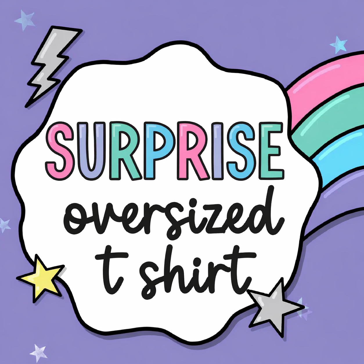 Surprise Kids Oversized Tees