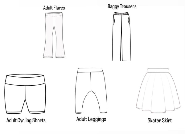 Mega Motors Adult Leggings, Trousers and Skirts