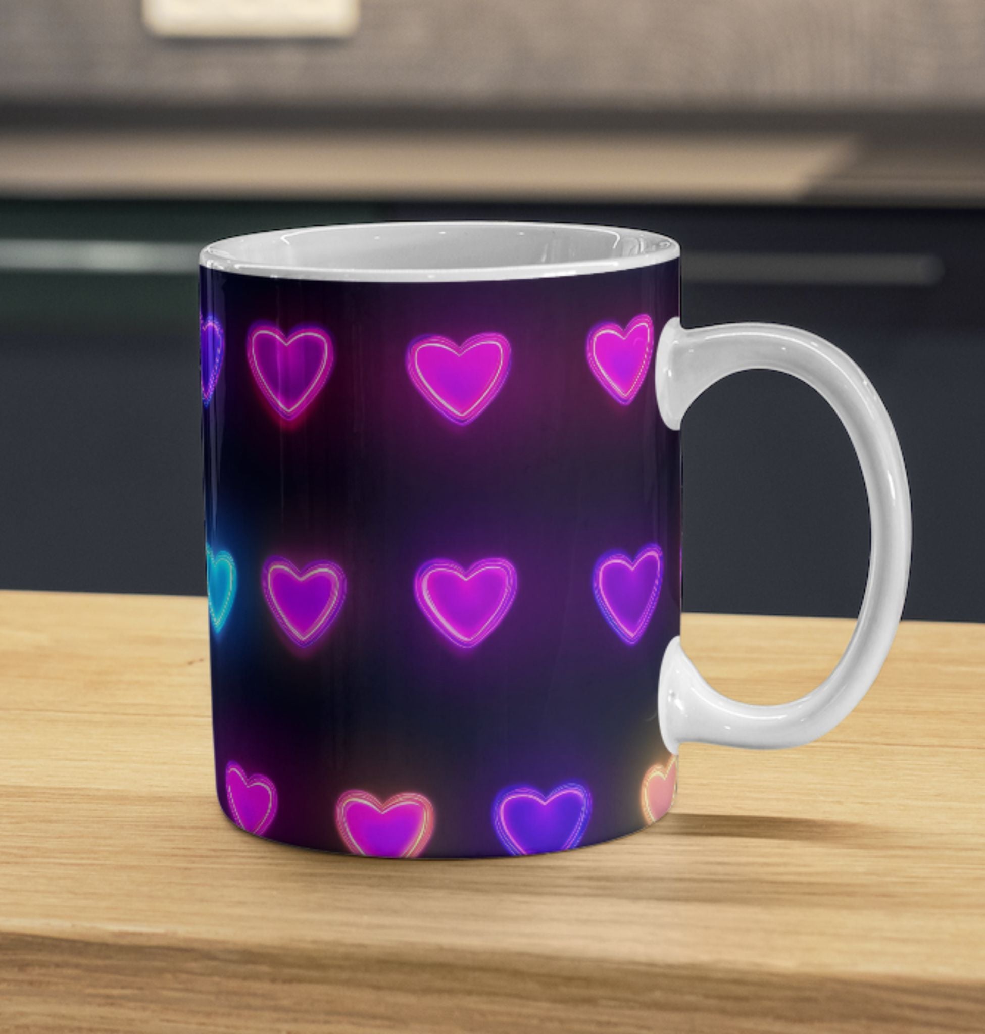 Neon Love Mugs