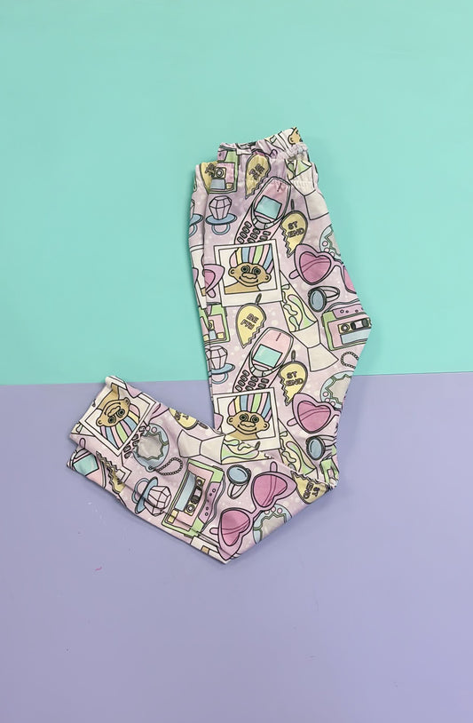 Pre Made Retro Ring Pop Leggings