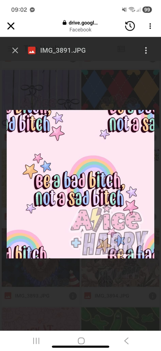 Custom Ellena bad bitch lunch bag