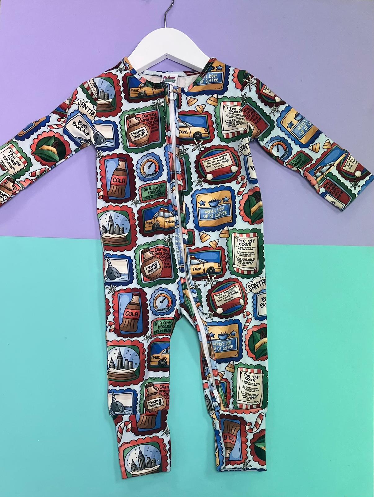 Ready To Post Bye Buddy Standard Jersey Zipped Sleepsuits