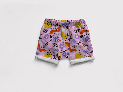 Retro Doodles Shorts