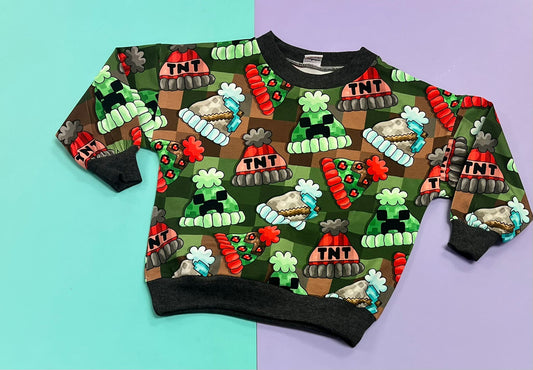 Pre Made Christmas Craft Slouchy Sweater