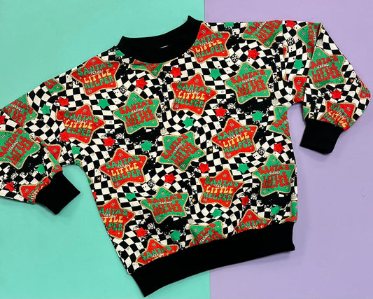 Pre Made Feral Little Helper Slouchy Sweater