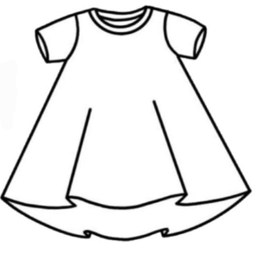 Children's Full Skirt Dresses (Smaller Sizes 0-3m - 18-24m)