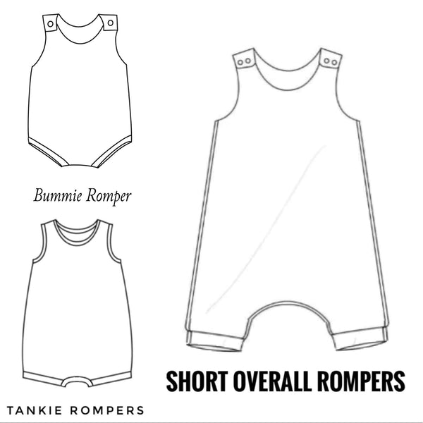 Paranormal Pastel Summer Rompers