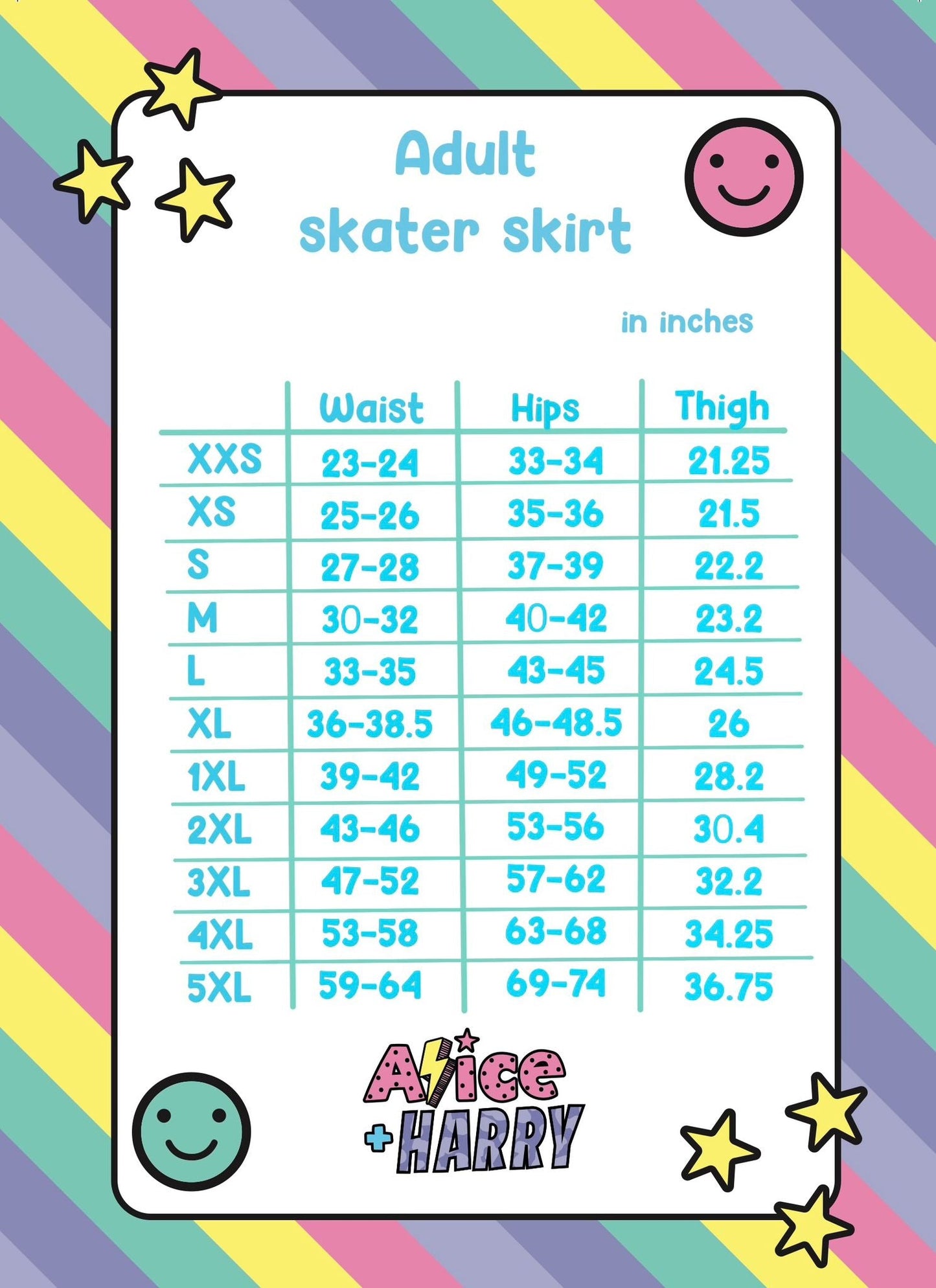 Breakfast Mix Adult Skater Skirts