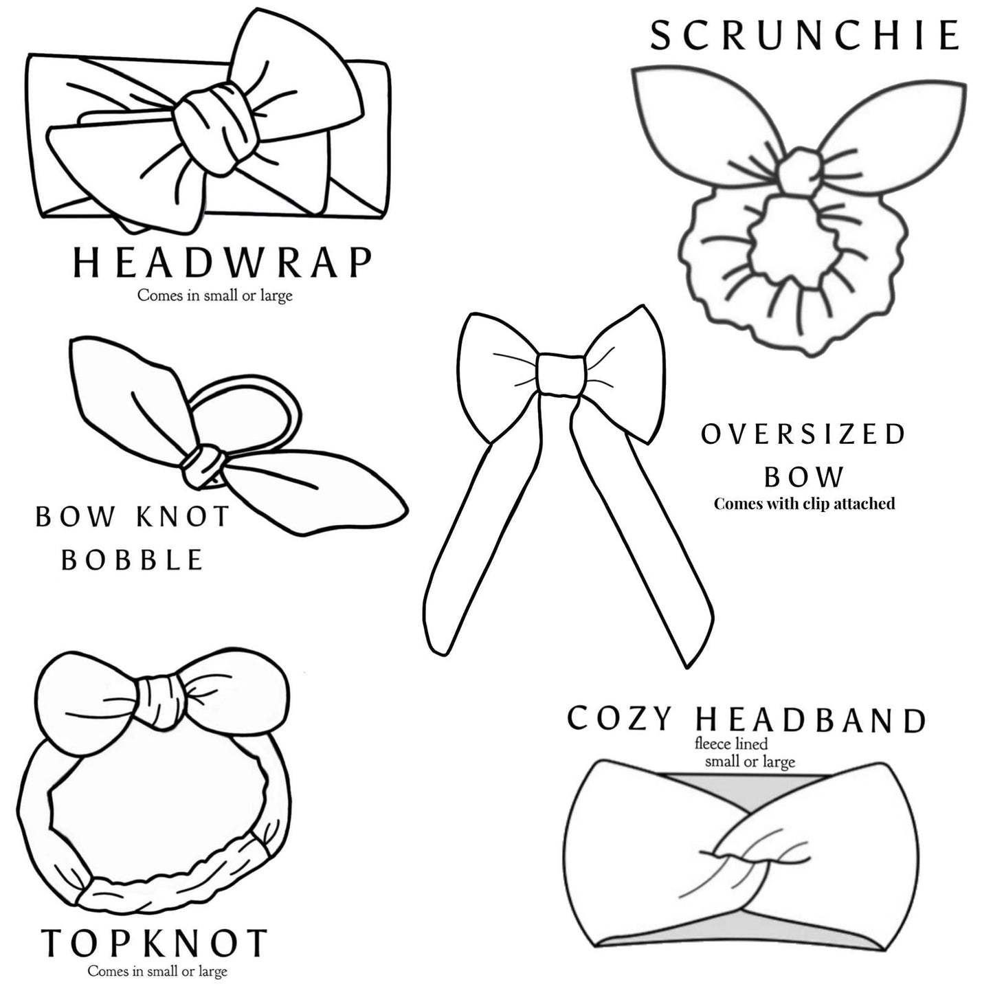 Rad Summer Hair Accessories (FT)