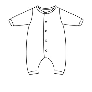 Children's Sleeved Romper (Bigger Sizes, 2-3y-6-7y)