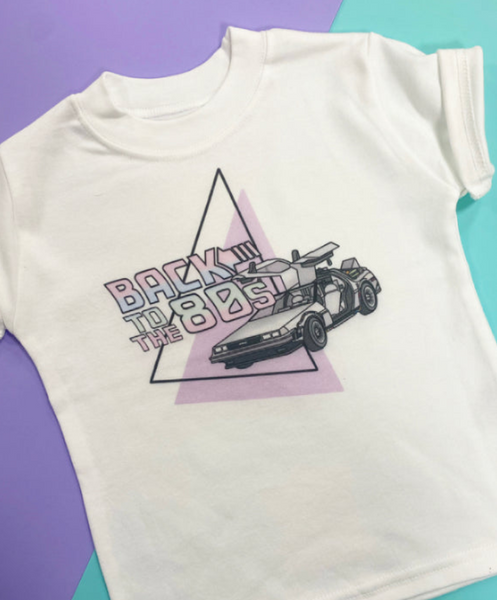 Back To The 80s Printed Tee