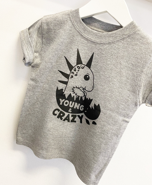 Young & Crazy Printed Tee