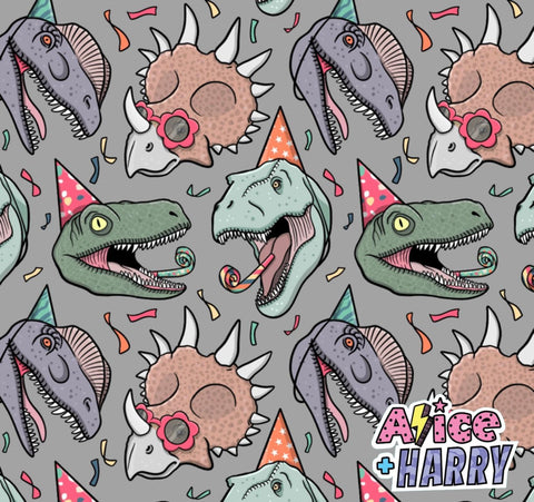 Party Dino’s Summer Rompers
