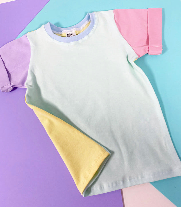 Pastel Block Relaxed Tee