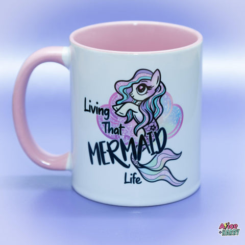 Living That Mermaid Life Mugs